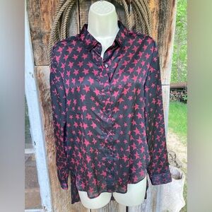 NWT Bongo long sleeve blouse, M